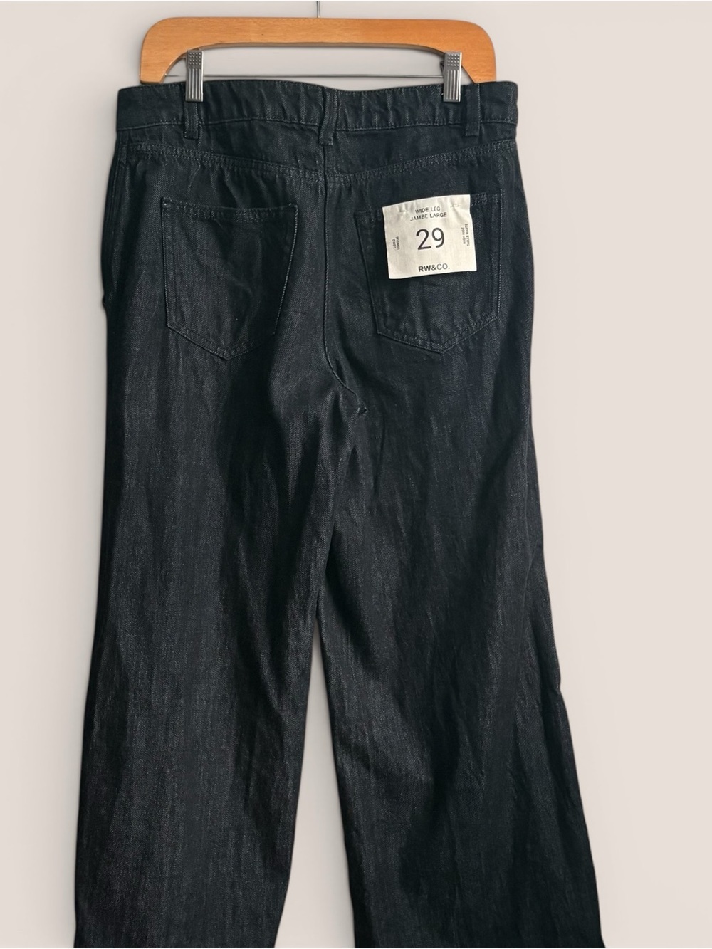 RW&CO. Ultra Wide-Leg Dark Navy Jeans - Picture 3 of 5